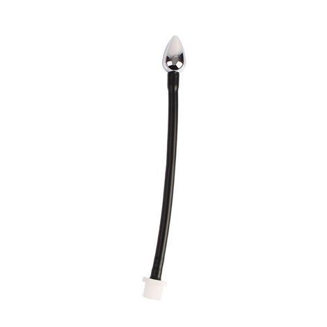 Основное фото Анальный душ Chisa Novelties Anal Deep Shower Enema System серебристый с чёрным 150 см