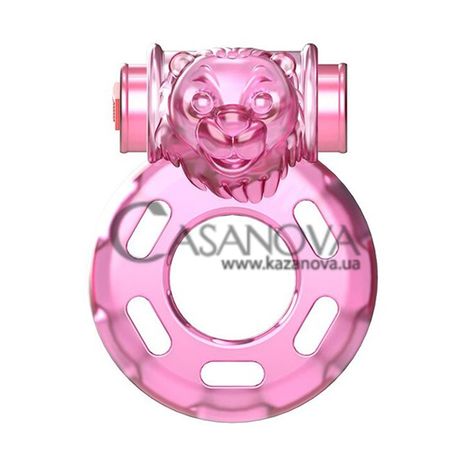 Основное фото Эрекционное виброкольцо Pretty Love Vibrator & condom BI-010084 розовое