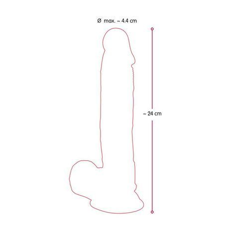 Основне фото Фалоімітатор на присосці Nature Skin Medium Bendable Dildo тілесний 24 см