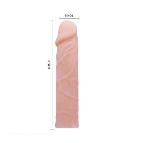 Основне фото Фалоімітатор реалістичний з хребтом Lybaile Sextoy BW-007002G тілесний 16,3 см