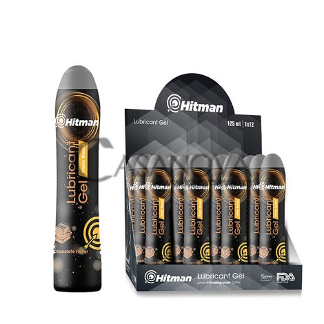 Основное фото Лубрикант на водной основе с ароматом шоколада Hitman Lubricant Gel Water Based Chocolate Flavor 125 мл