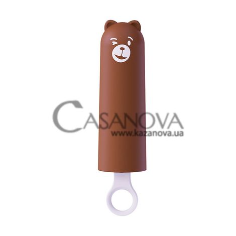 Основное фото Вибратор CuteVibe Teddy коричневый 17,6 см