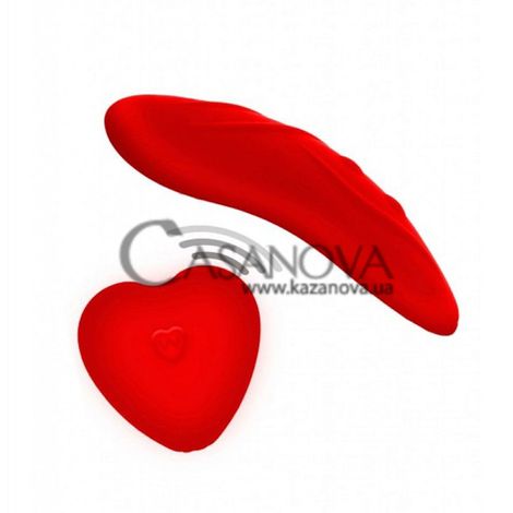 Основное фото Вибратор в трусики Toy Joy The Sensual Panty Pleaser красный 9 см