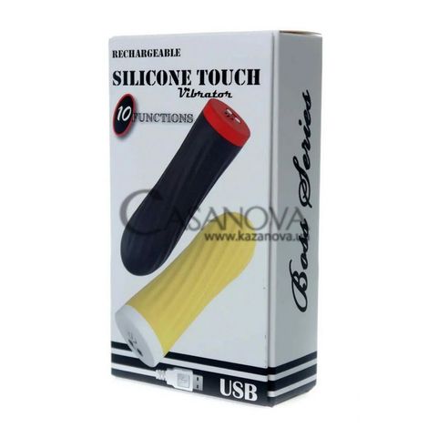 Основное фото Вибропуля Silicone Touch Vibrator Boss Series желтый 8,5 см