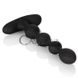 Додаткове фото Анальні буси з вібрацією Eclipse Slender Beads чорні 17,8 см