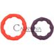 Додаткове фото Набір ерекційних кілець Climax Rings Cock Ring Duo фіолетово-червоний
