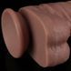 Додаткове фото Реалістичний фалоімітатор з рухливою крайньою плоттю Lovetoy 10'' Sliding Skin Pro II Dual Layer Silicone Dong тілесний 25 см