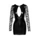 Додаткове фото Вінілова сукня Noir Handmade F253 чорна