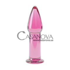 Основне фото Анальна пробка Glass Romance 5" рожева 12,7 см