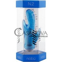 Основное фото Трёхсторонний вибратор Nobu Mini N2 голубой 10,2 см