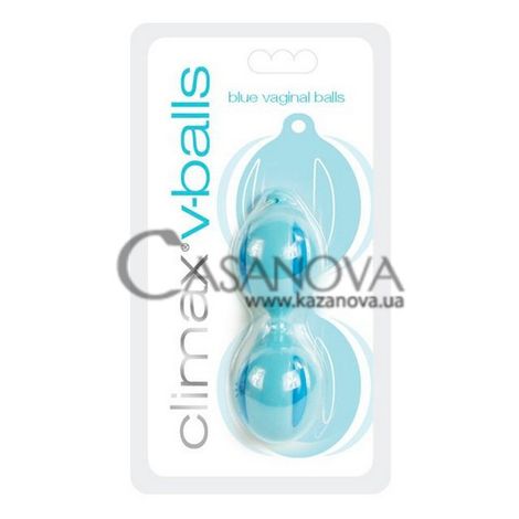 Основне фото Вагінальні кульки Climax V-Ball блакитні