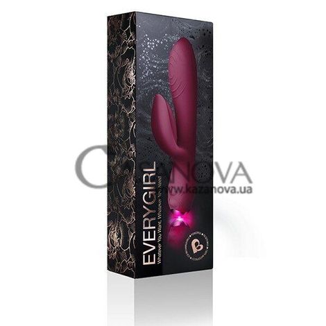 Основное фото Rabbit-вибратор Rocks-Off Every Girl фиолетовый 18 см