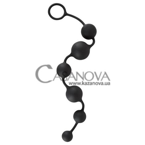 Основное фото Анальные шарики Black Velvets Anal Beads чёрные