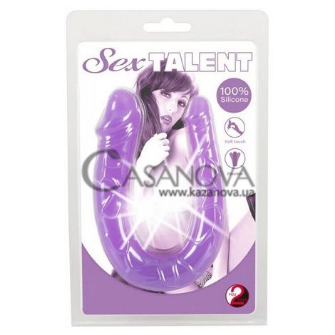 Основне фото Подвійний фалоімітатор Sex Talent фіолетовий 34,5 см