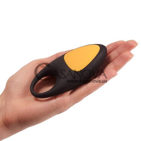Основное фото Виброкольцо-стимулятор Pornhub Turbo Cock Ring чёрно-оранжевое