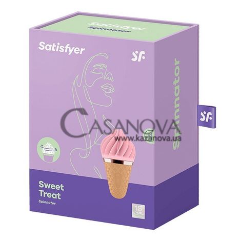 Основне фото Кліторальний стимулятор Satisfyer Sweet Treat рожевий