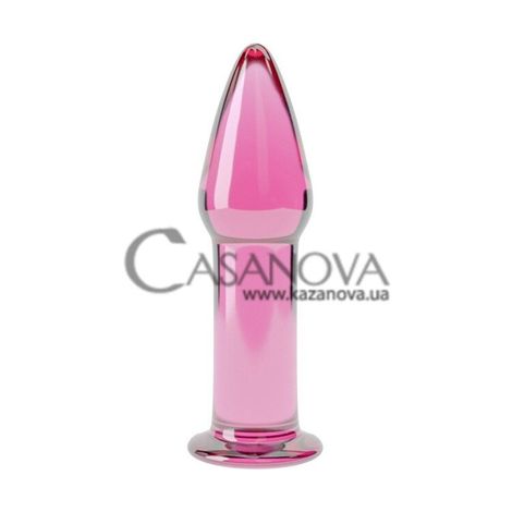 Основное фото Анальная пробка Glass Romance 5" розовая 12,7 см