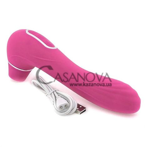 Основное фото Вакуумный вибратор Boss Series Electric Sucking Massager розовый 18,5 см