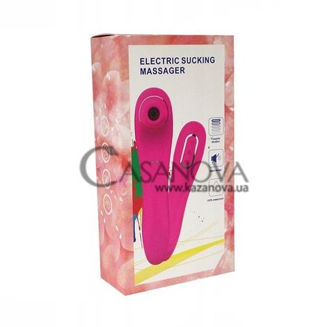 Основне фото Вакуумний вібратор Boss Series Electric Sucking Massager рожевий 18,5 см