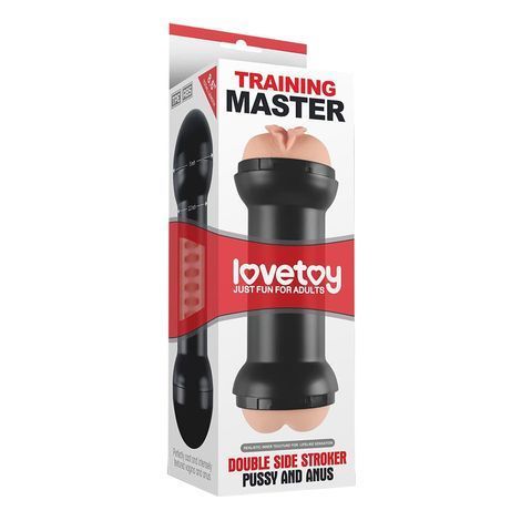 Основное фото Двухсторонний мастурбатор Training Master Double Side Stroker Pussy and Anus телесный