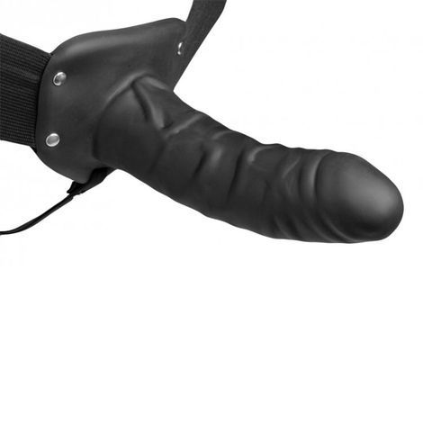 Основне фото Порожнистий страпон Erection Assist чорний 15,2 см