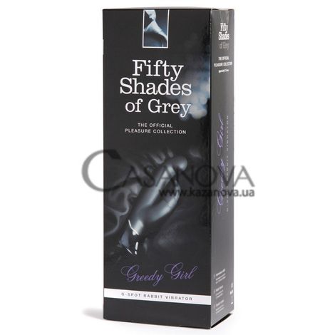 Основное фото Rabbit-вибратор Fifty Shades of Grey Greedy Girl чёрный 24,1 см
