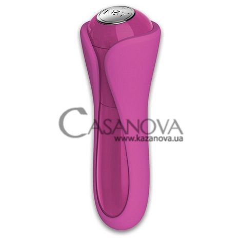 Основне фото Вібратор із двома насадками KEY IO Mini Massager рожевий 11 см