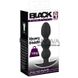 Додаткове фото Анальний стимулятор Black Velvets Heavy Beads чорний 13,3 см