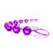 Дополнительное фото Анальная цепочка Basic Beads Blush Novelties фиолетовая 32 см