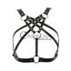 Додаткове фото Портупея на груди Zado Leren Harness With Metal Rings чорна