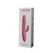 Додаткове фото Rabbit-вібратор з імітацією фрикцій та нагріванням Boss of Toys Tongue Extension Vibrating рожевий 21,9 см