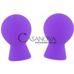 Основное фото Вакуумные помпы для сосков Lit-Up Silicone Nipple Suckers фиолетовые