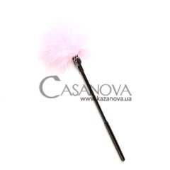 Основное фото Кисточка с пёрышком DS Fetish Long Handle чёрно-розовая