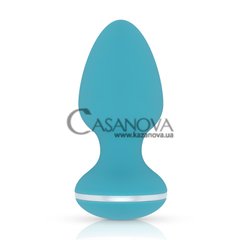 Основное фото Анальная пробка с вибрацией Cala Azul Blanca Vibrating Anal Plug голубая 8,3 см
