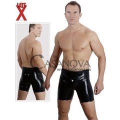 Основное фото Латексные шорты для мужчин Late X Herren Kilt чёрные
