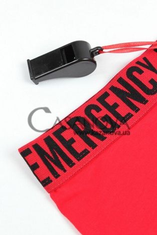 Основное фото Трусы-боксеры Admas Emergency чёрно-красные