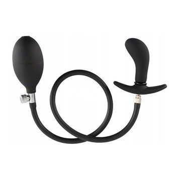 Основное фото Надувная анальная пробка You2Toys Inflatable Plug чёрная 8 см