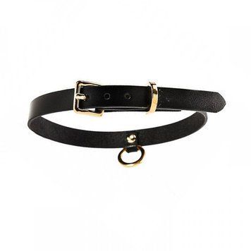 Основное фото Ошейник Upko Leather Thin Choker чёрный