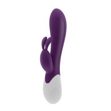 Основное фото Rabbit-вибратор с нагревом S Pleasures Premium Corabi Rabbit фиолетовый 20,9 см
