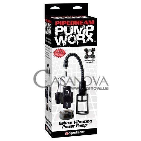 Основное фото Вакуумная помпа Pump Worx Deluxe Vibrating Power Pump для мужчин