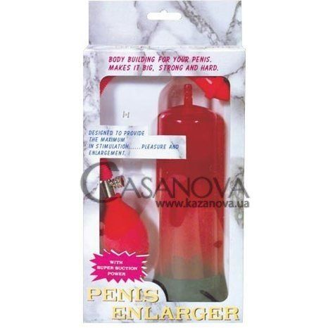 Основное фото Вакуумная помпа Penis Enlarger для мужчин красная