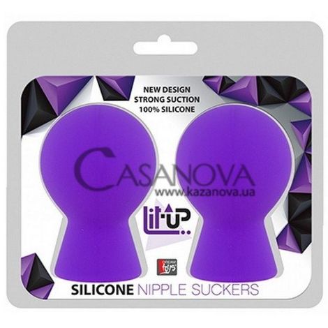 Основне фото Вакуумні помпи для сосків Lit-Up Silicone Nipple Suckers фіолетові