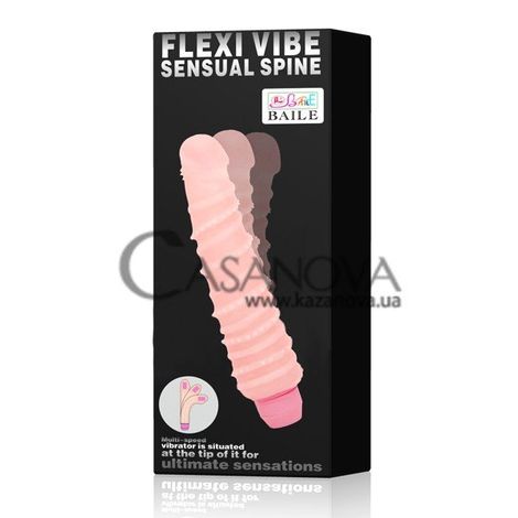 Основне фото Вібратор Flexi Vibe Sensual Spine тілесний 19,5 см