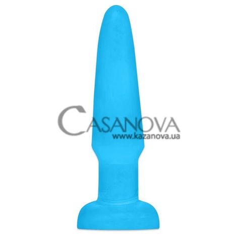 Основное фото Анальная пробка Neon Butt Plug голубая 10,8 см