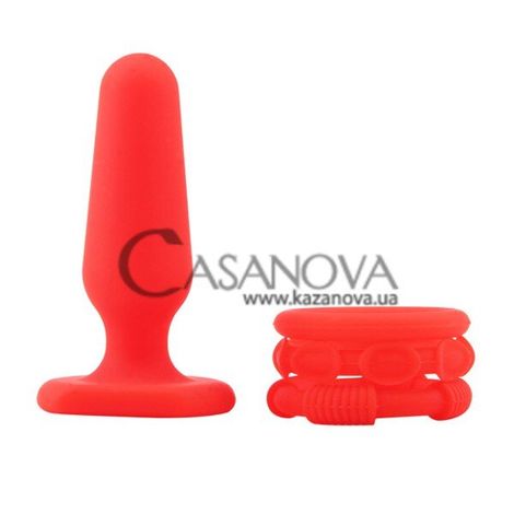 Основне фото Набір секс-іграшок для чоловіка Chisa Hotstorm His Enlargement Kit червоний