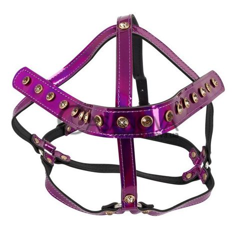 Основне фото Упряж на голову Bad Kitty Naughty Toys Harness фіолетова