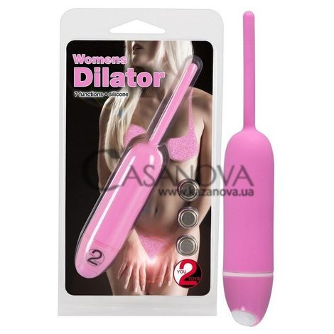 Основное фото Уретральный буж для женщин с вибрацией Womens Dilator розовый 13 см