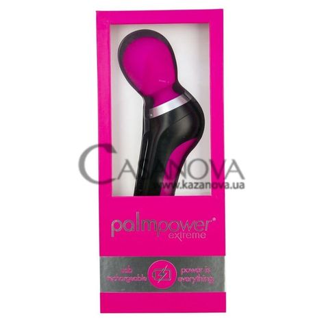 Основное фото Вибромассажёр PalmPower Extreme чёрно-розовый 26,5 см