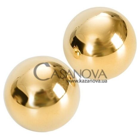 Основне фото Вагінальні кульки EasyToys Ben Wa Balls Golden Exercise Balls золотисті