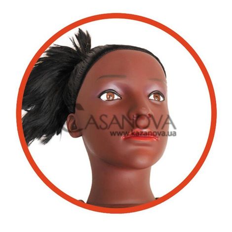 Основное фото Секс-кукла с вибрацией Alecia 3D Face & Breast негритянка